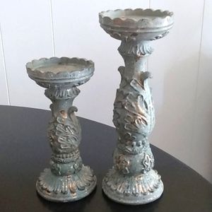 Rustic Candle Holders